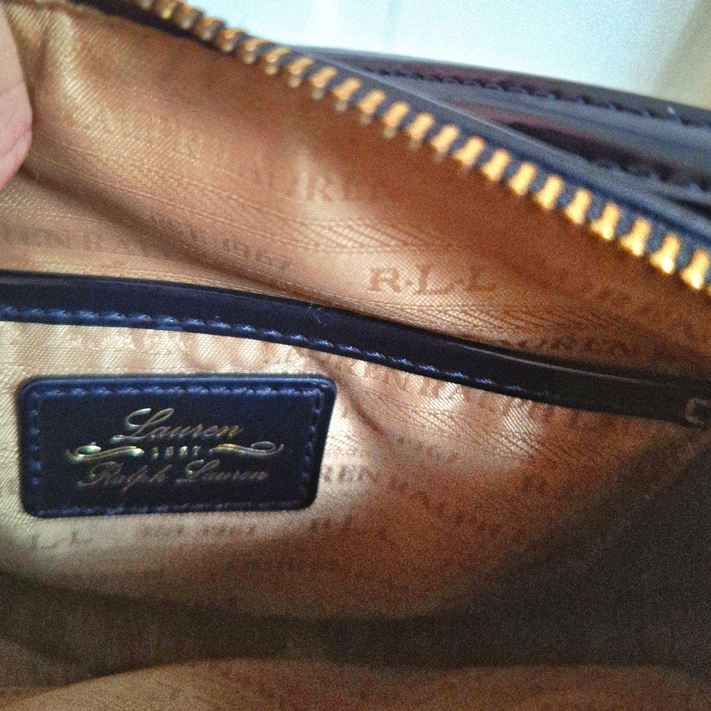 Lauren Ralph Lauren 1967 Black Label Equestrian Patent Leather Crossbody Bag - Picture 6 of 10